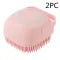 Silicone Dog Bath & Massage Gloves β Pet Grooming Brush with Shampoo Dispenser